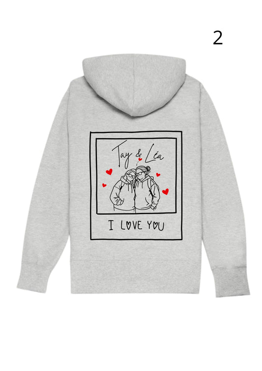 Pull à capuche Saint-Valentin