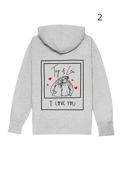 Pull à capuche Saint-Valentin