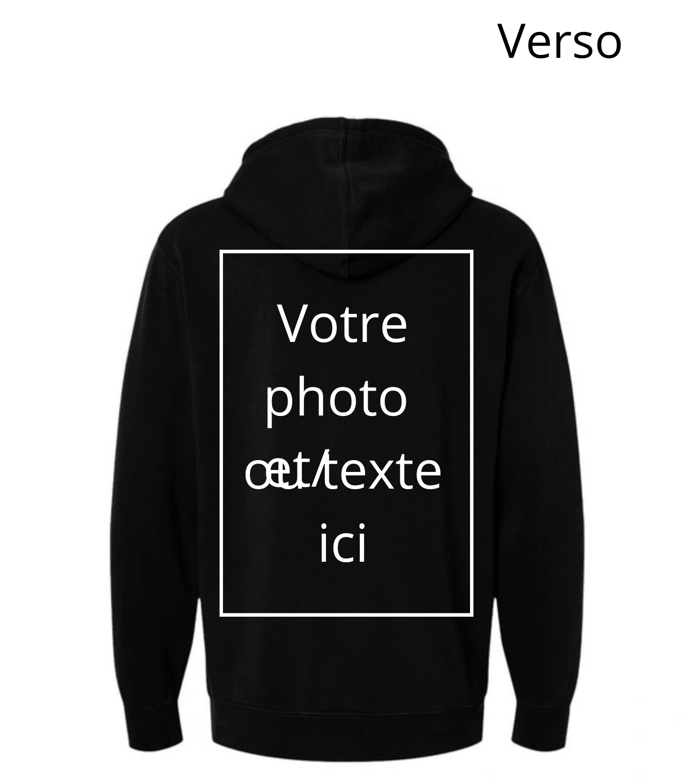 Pull à capuche personnalisable