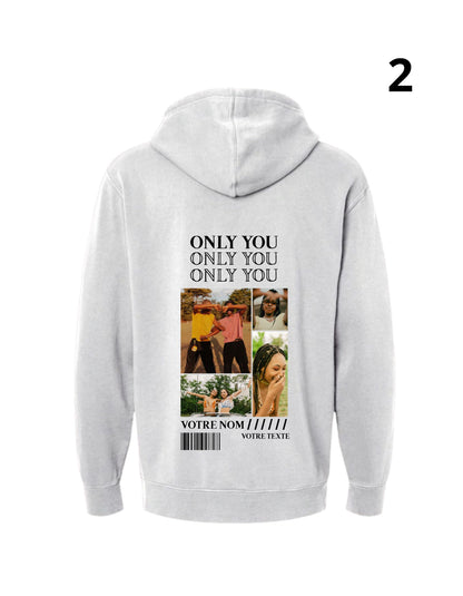Pull à capuche personnalisable