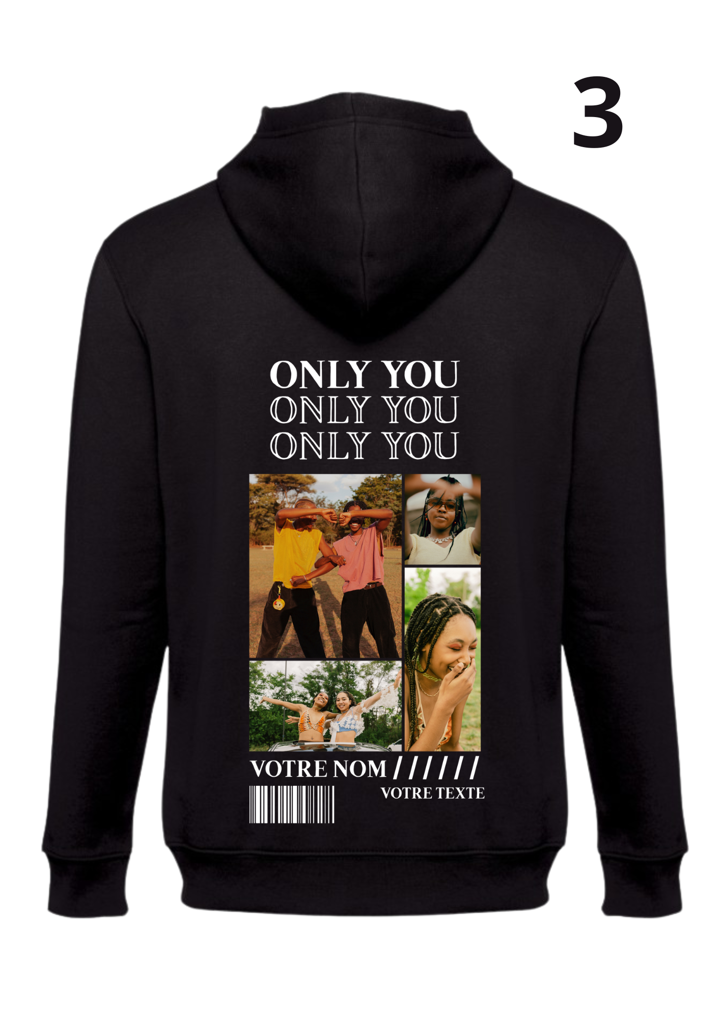 Veste à Capuche personnalisable